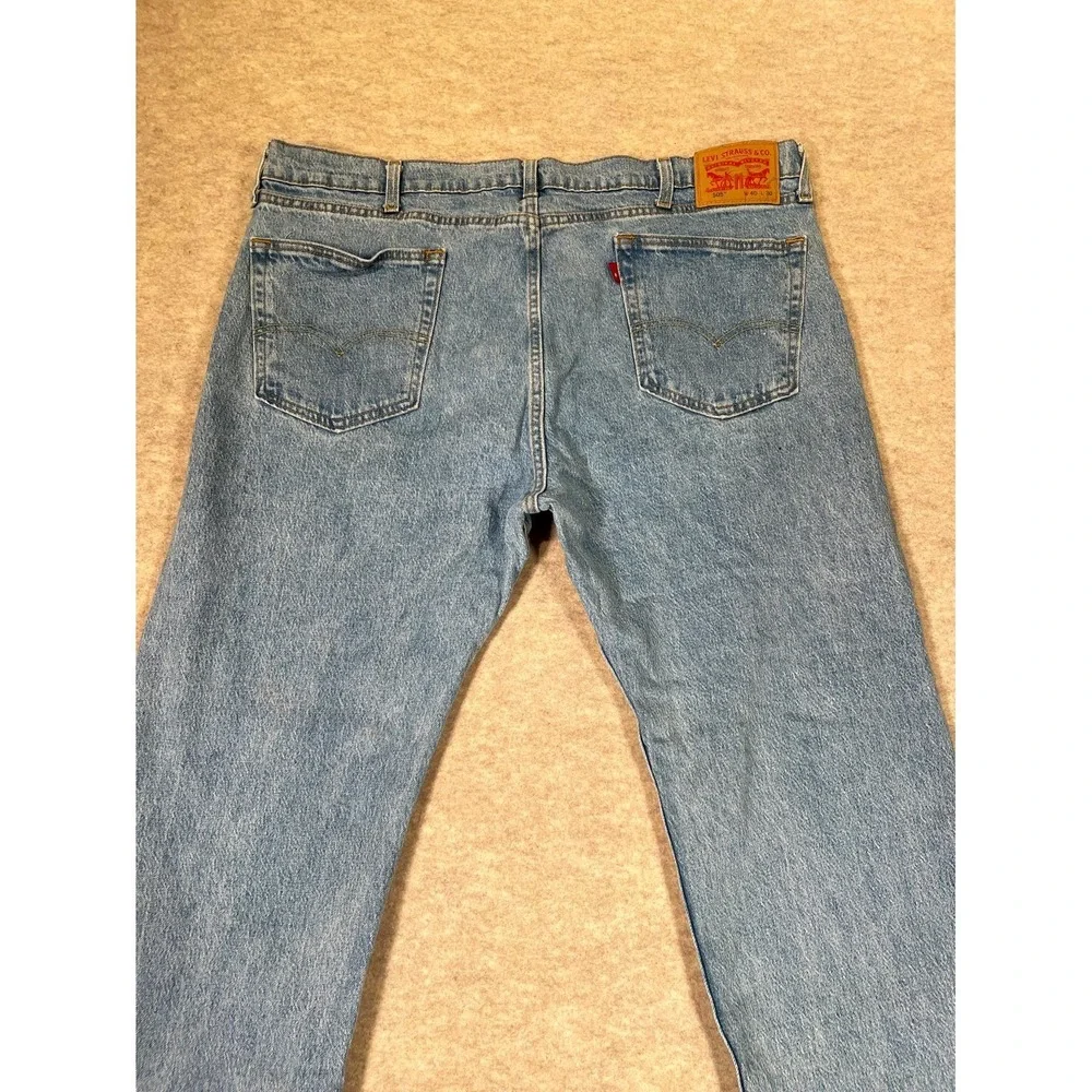 Levi's 505 Regular Jeans Mens‎ 40x30 Blue Denim Cotton Straight Leg Casual Wear